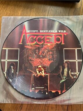 Vintage 1983 “Restless & Wild” Rare Picture Disc Vinyl #HMI PD 6 UK Never Played